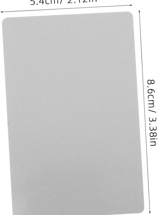 10pcs Metal Business Card Blanks for Sublimation and Engraving Smooth Finish Name Tags - Image 2